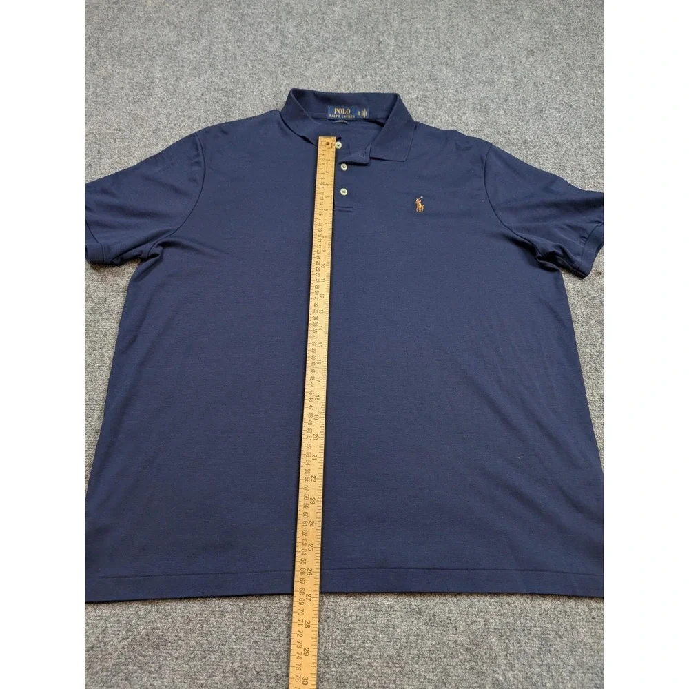 Polo Ralph Lauren Polo Shirt Mens‎ XL Navy Blue Classic Fit Embroidered Pony